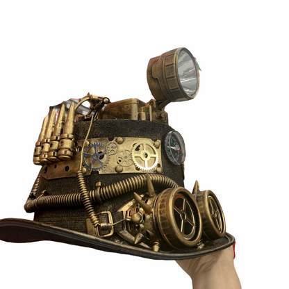 Cyberpunk hat with some vintage mechanic look super cool - Xylostar