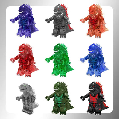 Godzilla LEGO Set - 9 PCS Godzilla Set with Display Boxes Gift by Xylostar