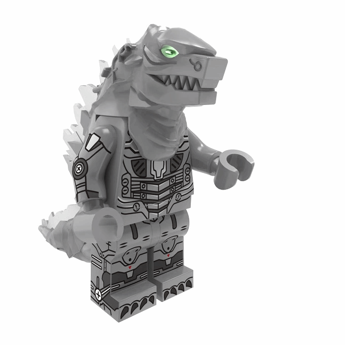 Godzilla Lego Set - 4 PCS Godzilla Set With Display Boxes Gift Set