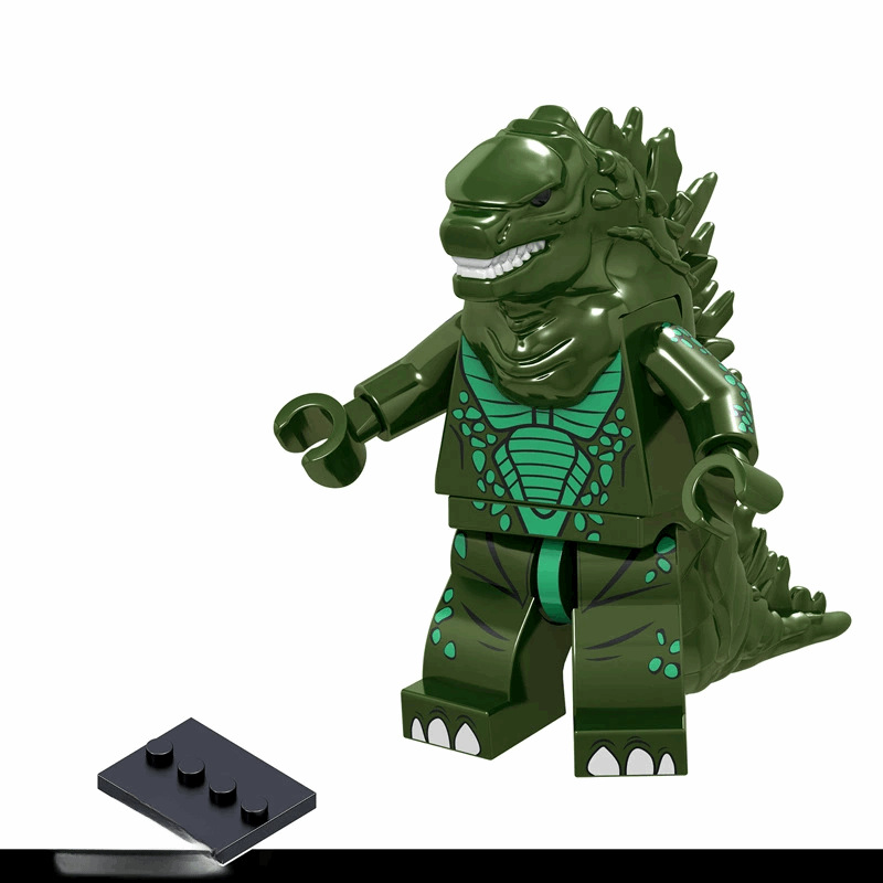 Godzilla Lego Set - 4 PCS Godzilla Set With Display Boxes Gift Set