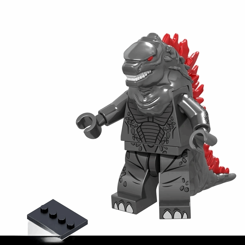 Godzilla Lego Set - 4 PCS Godzilla Set With Display Boxes Gift Set