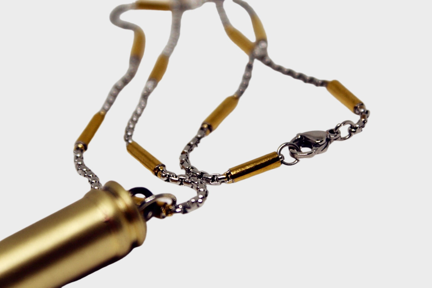 PUBG 98K Sniper Bullet Necklace - Rust-Resistant Titanium Steel for Durability and Style - Xylostar