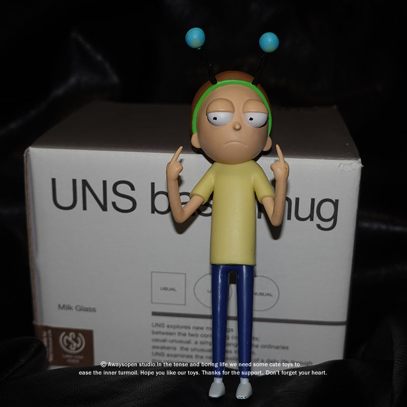 XylostarRARE! Rick & Morty "Peace Among Worlds" Morty Explicit Figurine Morty'Worlds" Morty Explicit Figurine Morty'