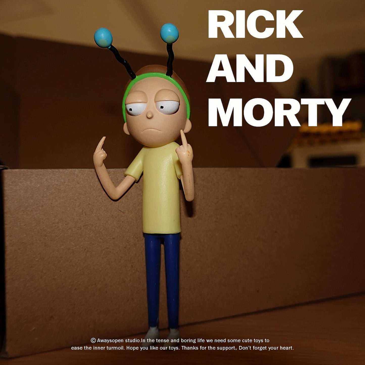 RARE! Rick & Morty "Peace Among Worlds" Morty Explicit Figurine Morty's Figurines 4-inch - Xylostar