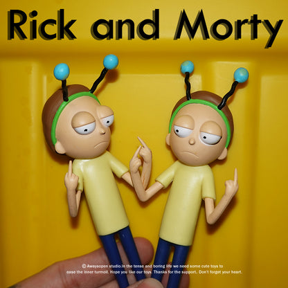 XylostarRARE! Rick & Morty "Peace Among Worlds" Morty Explicit Figurine Morty'Worlds" Morty Explicit Figurine Morty'