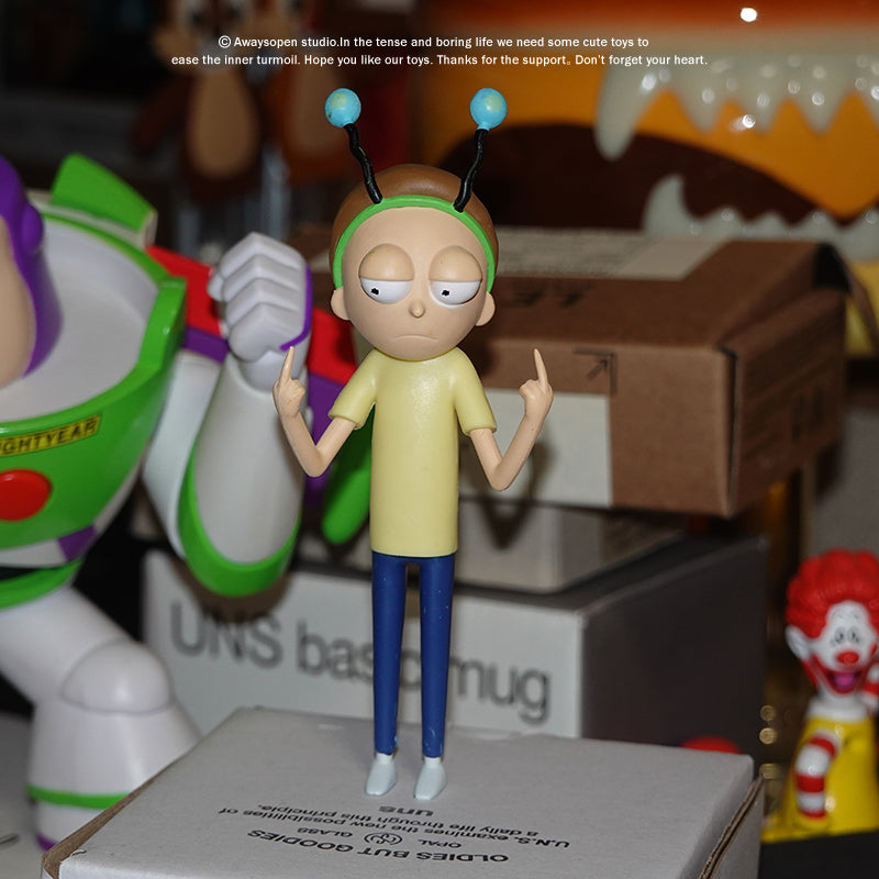 XylostarRARE! Rick & Morty "Peace Among Worlds" Morty Explicit Figurine Morty'Worlds" Morty Explicit Figurine Morty'