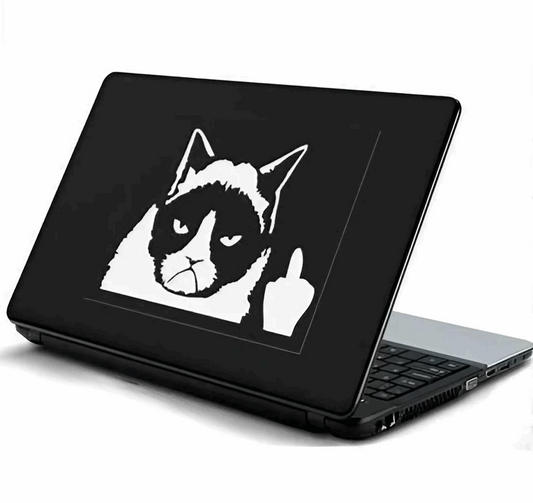 Grumpy Cat Angry Vinyl Sticker for Car Decal Truck Window Car Bumper Sticker 6.5 х 4.5 inch - Xylostar