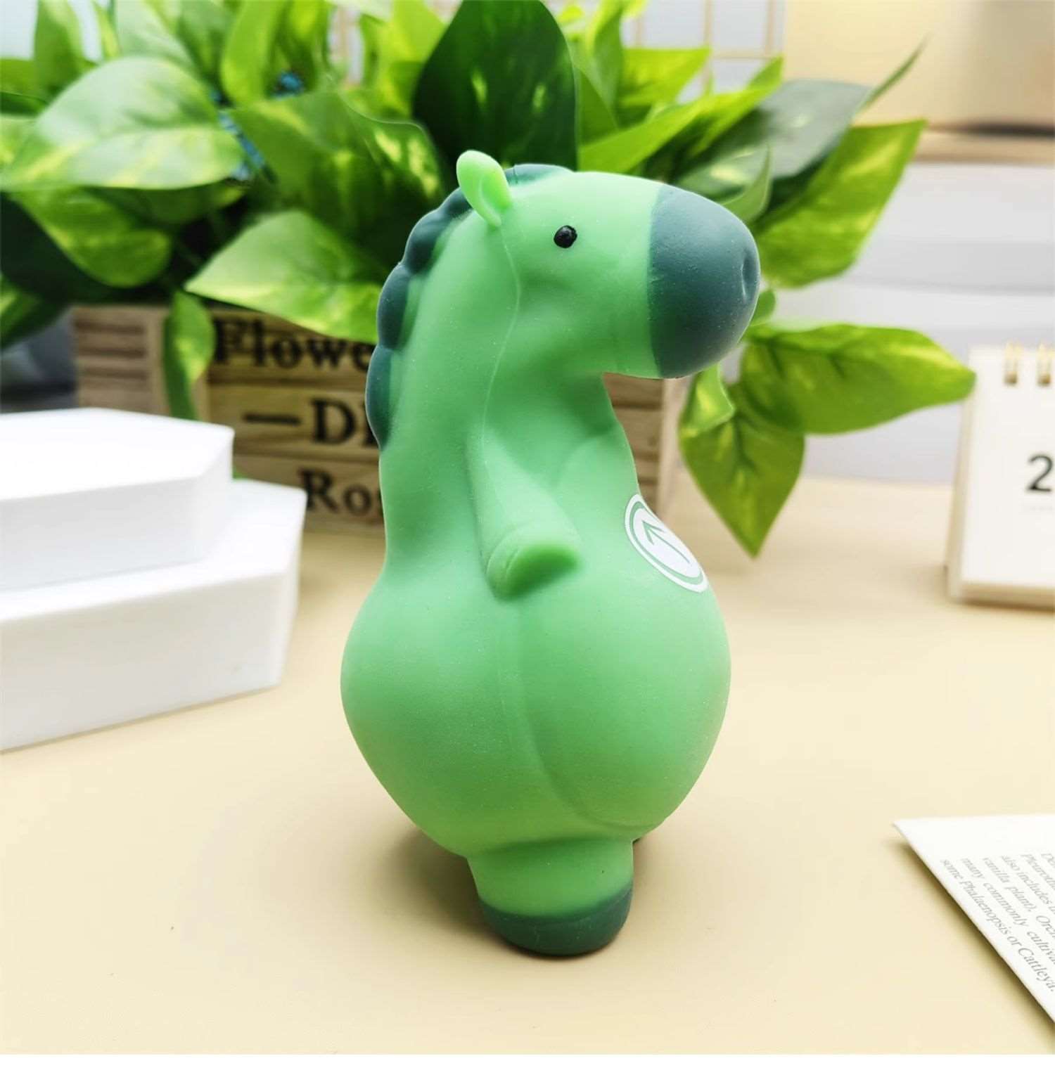 XylostarSandy Squeeze Toys: Green Horse Stress ReliefGreen Horse Stress Relief