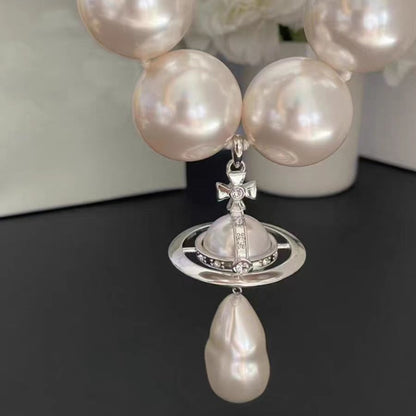 Vintage Vivienne Westwood Giant Pearl Drop necklace - Xylostar