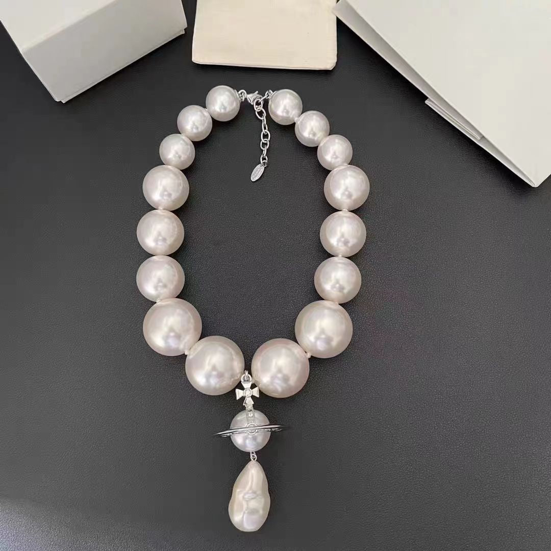 Vintage Vivienne Westwood Giant Pearl Drop necklace - Xylostar